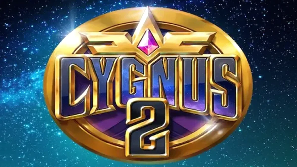 Cygnus 2 slot machine interface na may temang astronomiya
